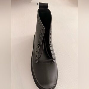 Melissa Black Boots Coturno size 9